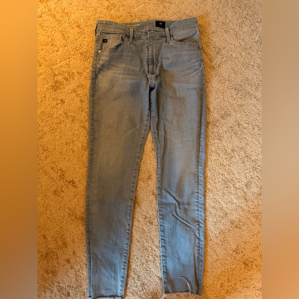 AG Adriano Goldschmied Women’s Light Blue Skinny Jeans